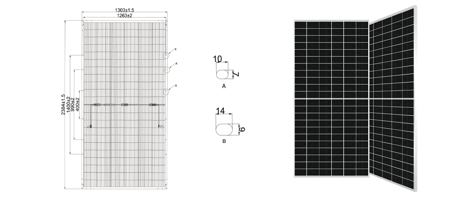 700W Solarmodul