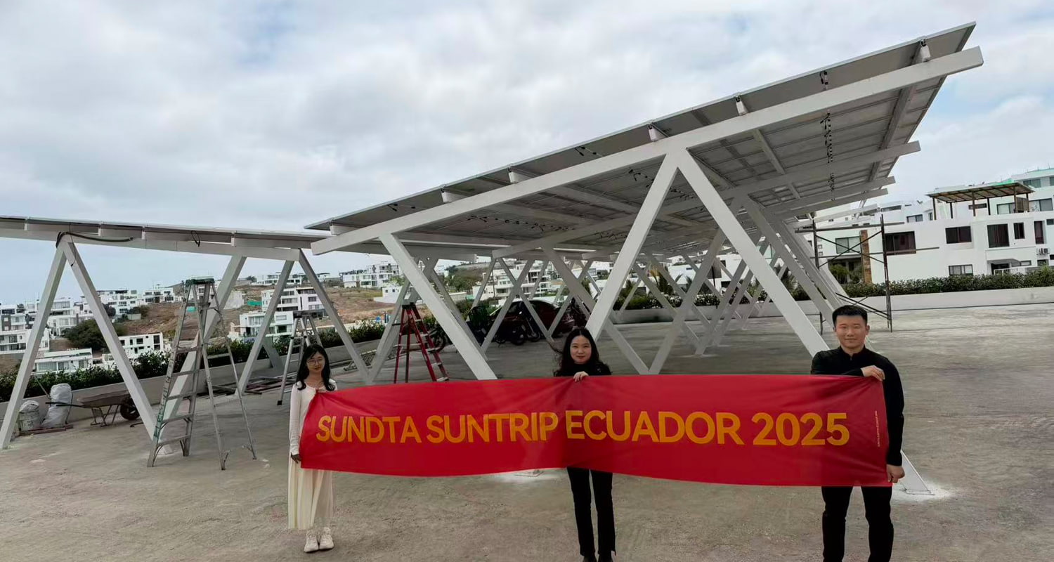Von Online zu Vor-Ort: SUNDTA beweist Engagement in Ecuador mit Unterstützung eines großen 400-kW-Projekts